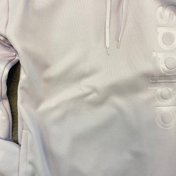 Adidas Gear Up Hoodie Women’s size Small Lavender Purple Pullover Sweater Jacket - Picture 5 of 12